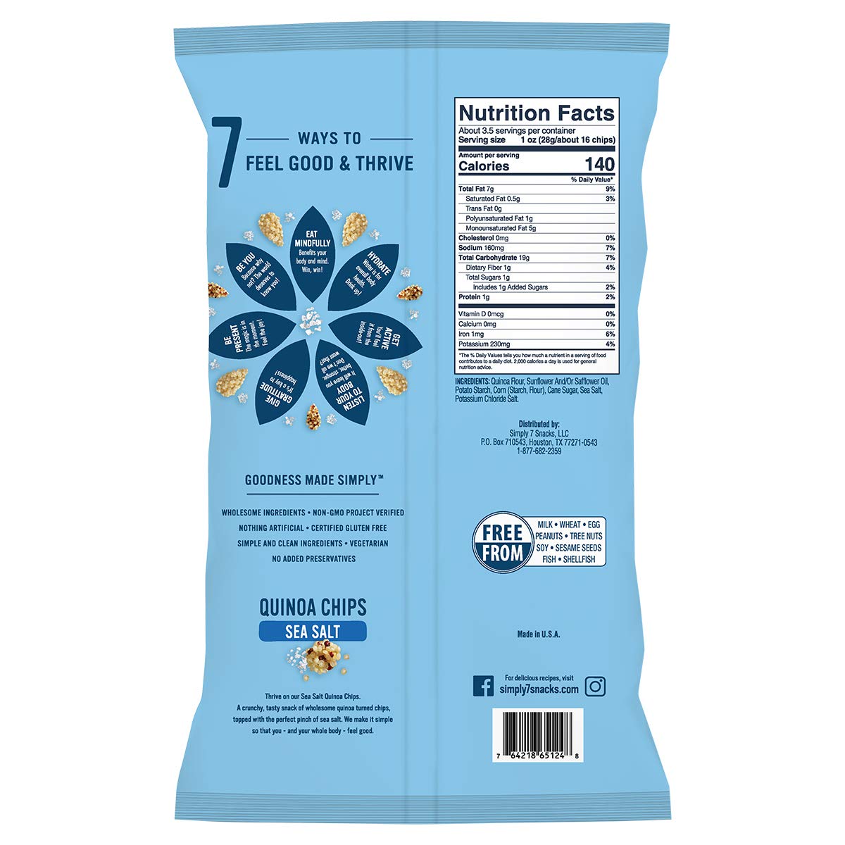Quinoa Chips and Lentil Chips, Variety Pack 3.5 Ounce -  Pack of 4 - Gluten Free