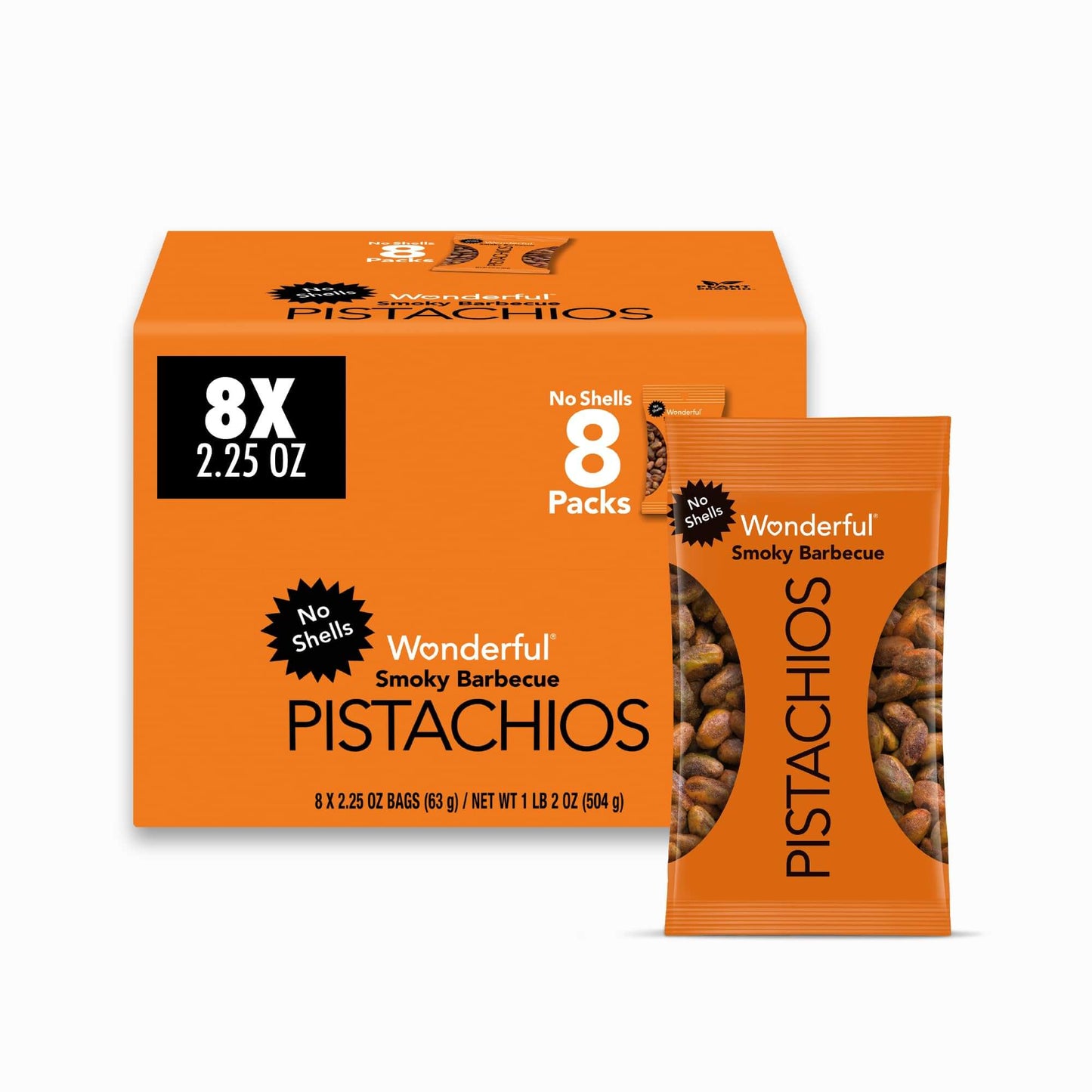 Wonderful Pistachios No Shells - Viral Flavors Variety Pack, Premium Roasted (6.75 oz)
