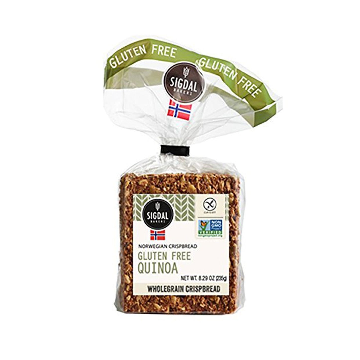 Sigdal Bakeri Gluten Free Quinoa, Wholegrain Crispbread - Pack of 4