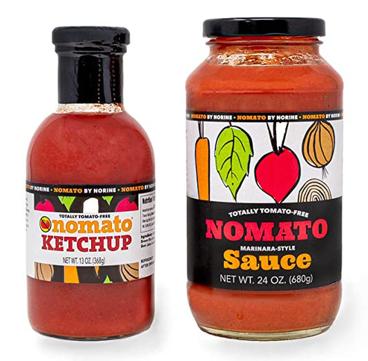 Nomato Ketchup and Marinara Style Sauce