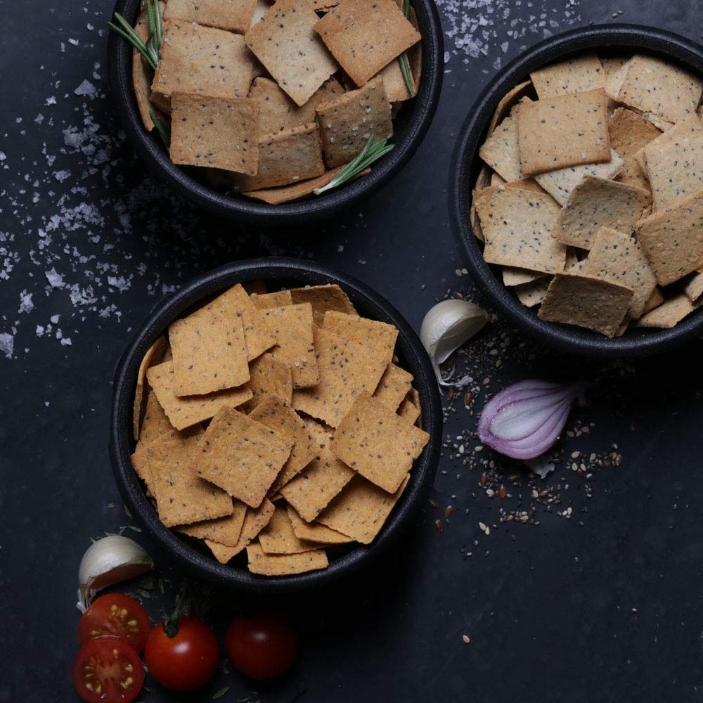 Hu Paleo Vegan Crackers - Variety 3 Pack