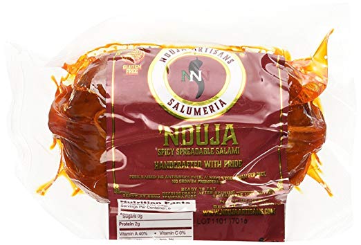 NDUJA ARTISANS Spreadable Salami Spicy, 6 OZ