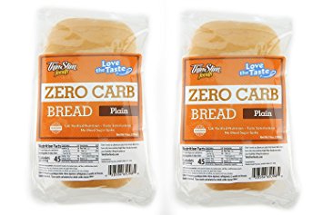 Love-The-Taste Low Carb Bread Plain, 1 Net Carb - includes 2