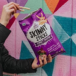 Skinny Sticks Quinoa & Chia Seed Snack, Sweet Onion, 6.5 Oz - 6 Pack