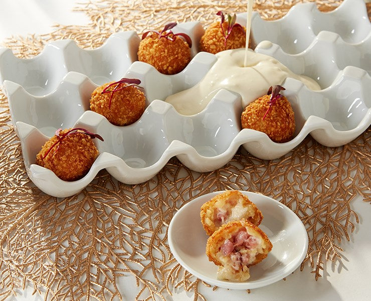 Mini Chicken Cordon Bleu Ball  Bites- 100 pieces per tray