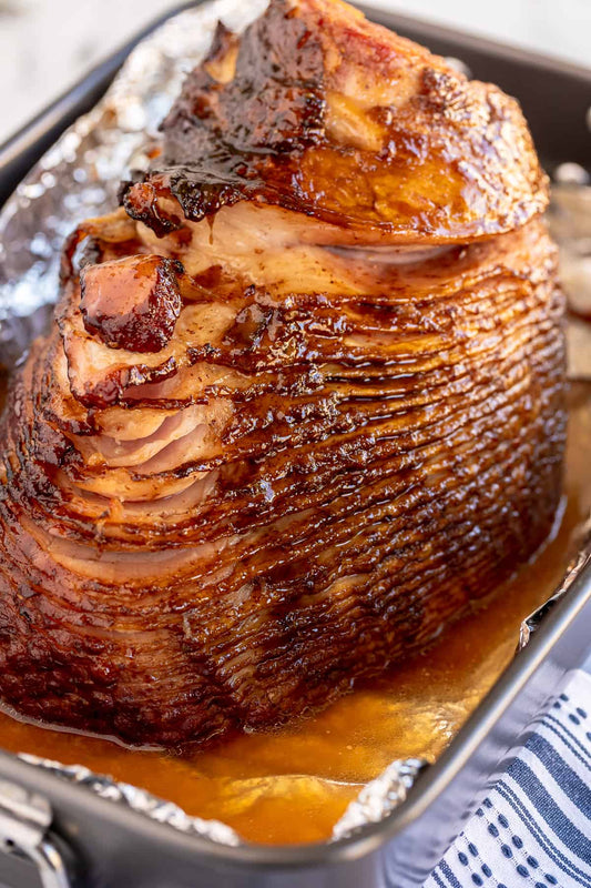 Spiral-Sliced Heritage Maple Sugar Cured Bone-In Ham, Berkshire or Red Wattle - Antibiotic Free, Gluten Free