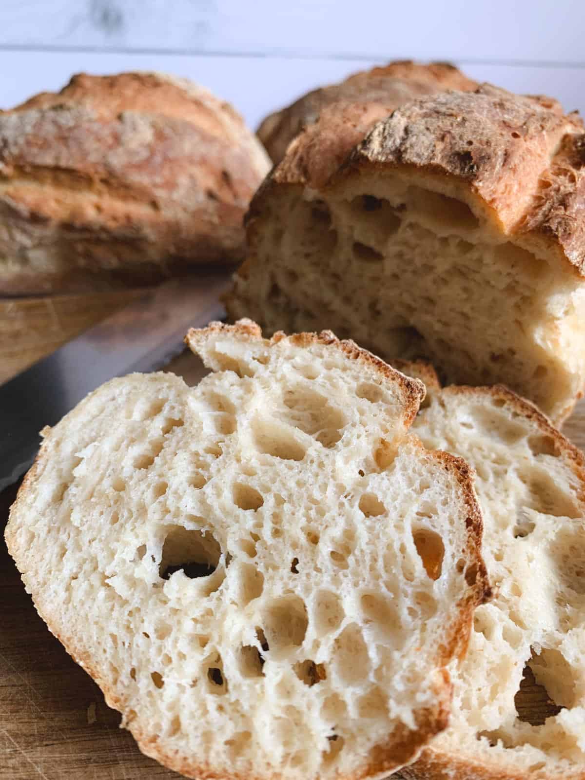 Rustic Italian Bread | Gluten-Free · Vegan
