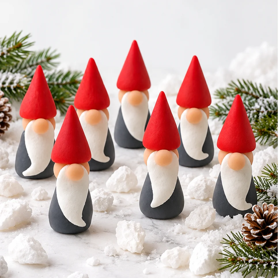 Gourmet Marzipan Candy Gnomes