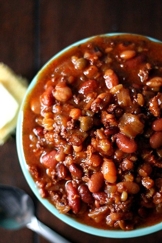 Crock Pot Cowboy Beans - per lb. (Meat or Meatless)