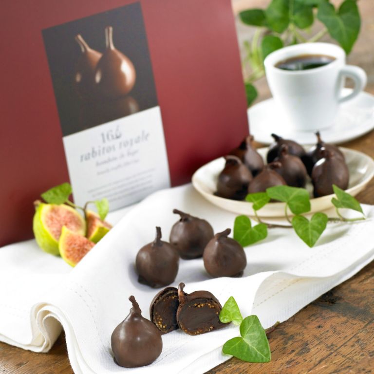 Rabitos - Chocolate Covered Figs With Truffle Liqueur- 9 piece box