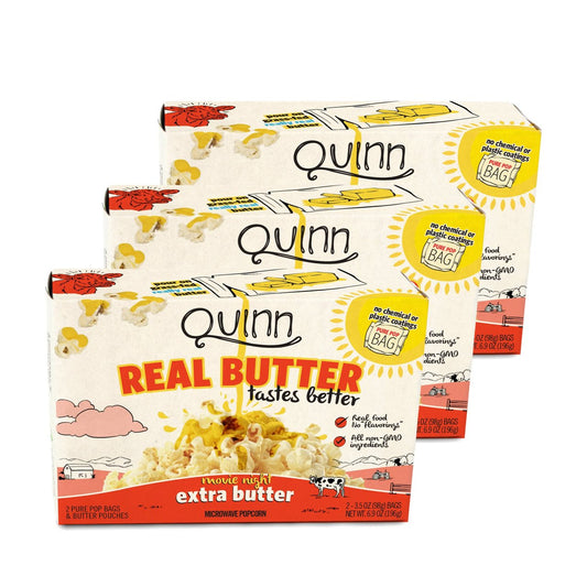 Movie Night Extra Butter Microwave Popcorn - Non GMO