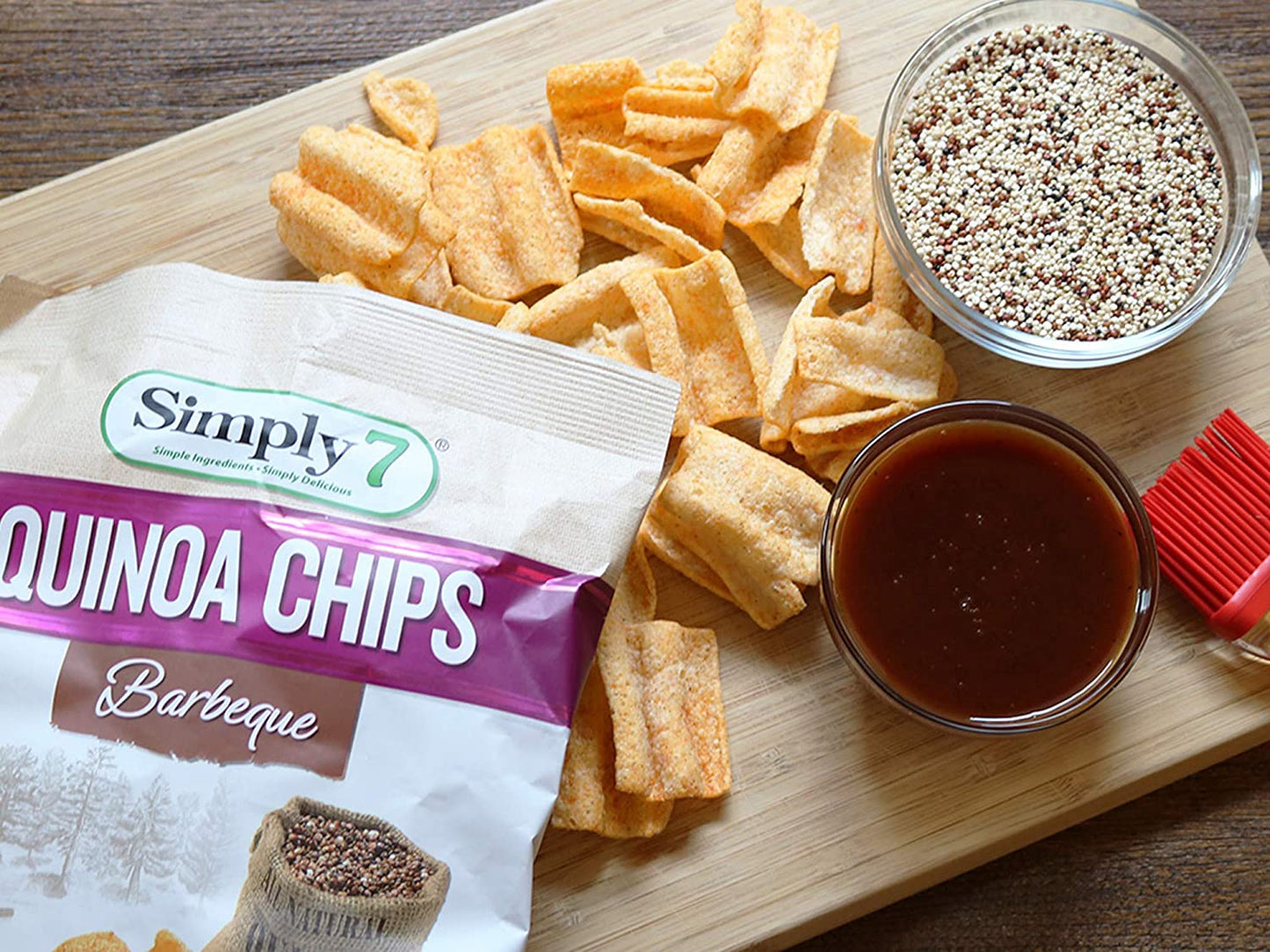 Quinoa Chips, Single Serve Variety Pack, 0.8 Ounce -  Pack of 24 - Gluten Free