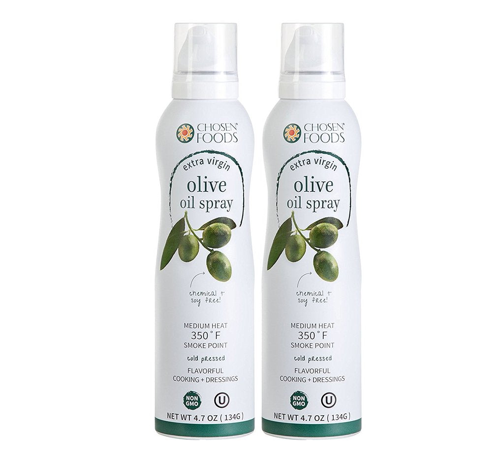 CHOSEN FOODS EXTRA VIRGIN OLIVE OIL SPRAY 4.7 OZ 2 PACK