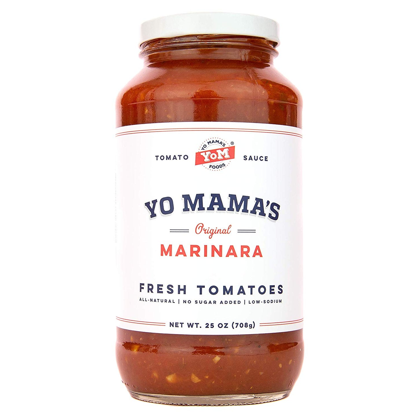 Keto Marinara Pasta Sauce by Yo Mama's Foods  - No Sugar Added, Low Carb, Low Sodium, Gluten Free, Paleo Friendly, and Made with Whole, Non-GMO Tomatoes