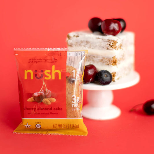 Cherry Almond Cake (Pack of 6) - Nush Foods