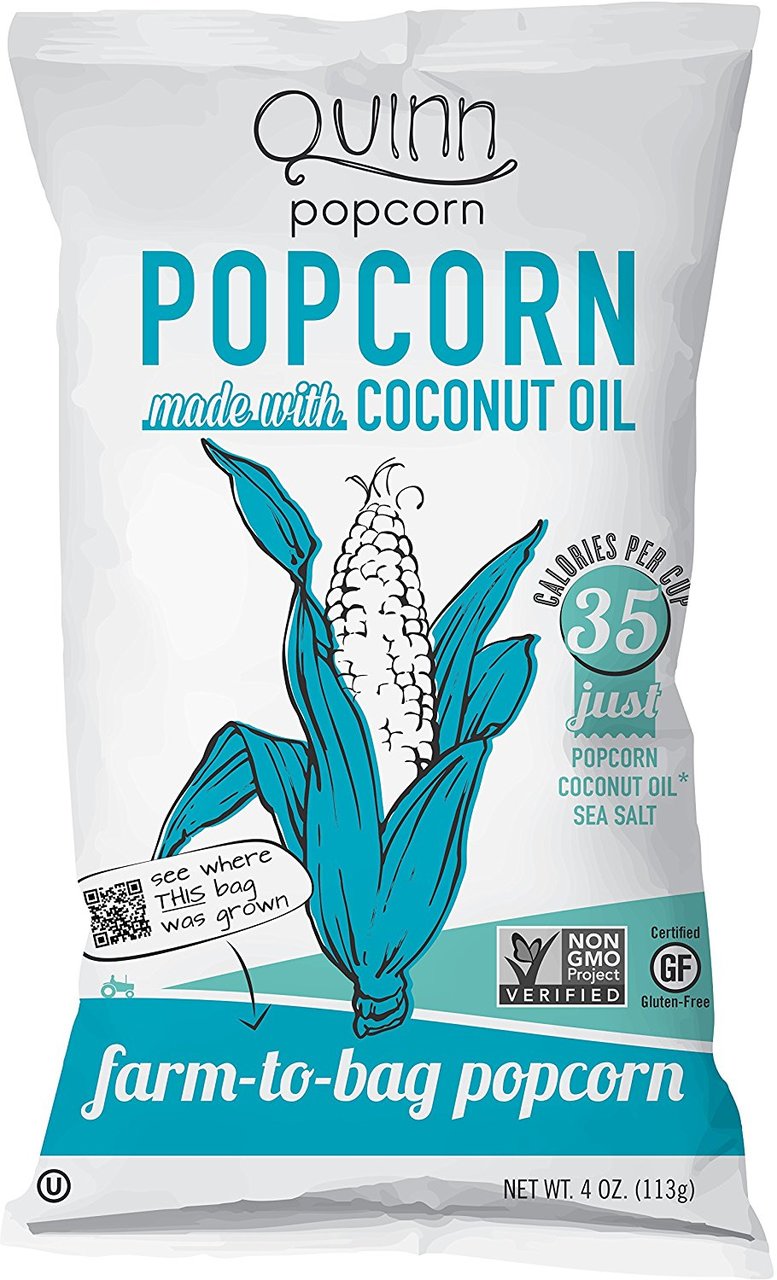 Popcorn made w/ Coconut Oil - 12 pack, 4.3 oz each
