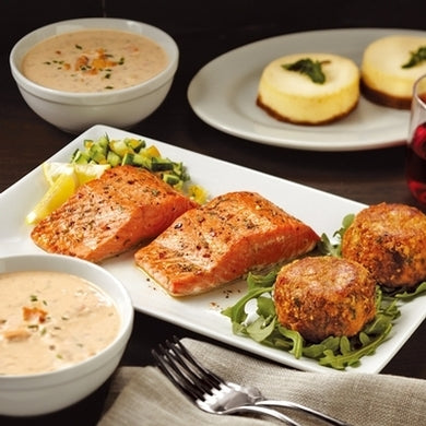 Dinner for Two featuring Sockeye Salmon Fillets