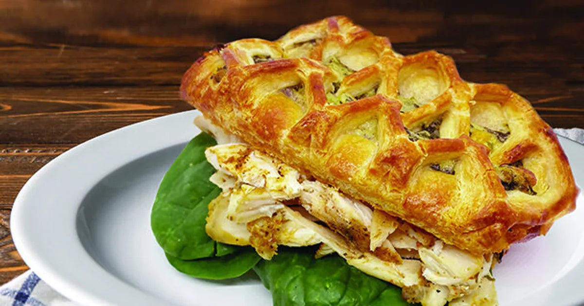 Flaky Buttery Feta Spinach Cream Bombs