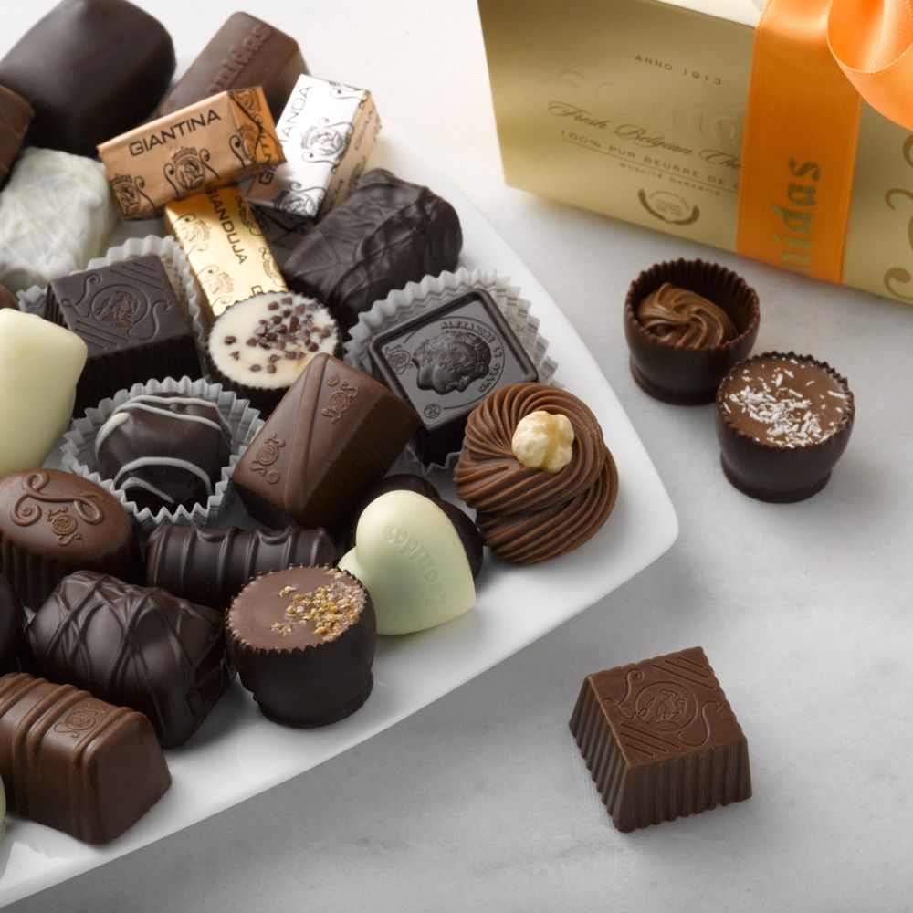 Leonidas Belgian Chocolate Assortment -  1 lb. Mixed in Ballotin Gift Box