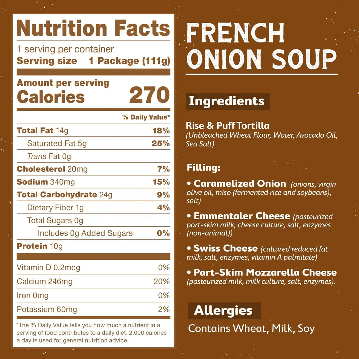 French Onion Soup Quesadillas (8-pack)