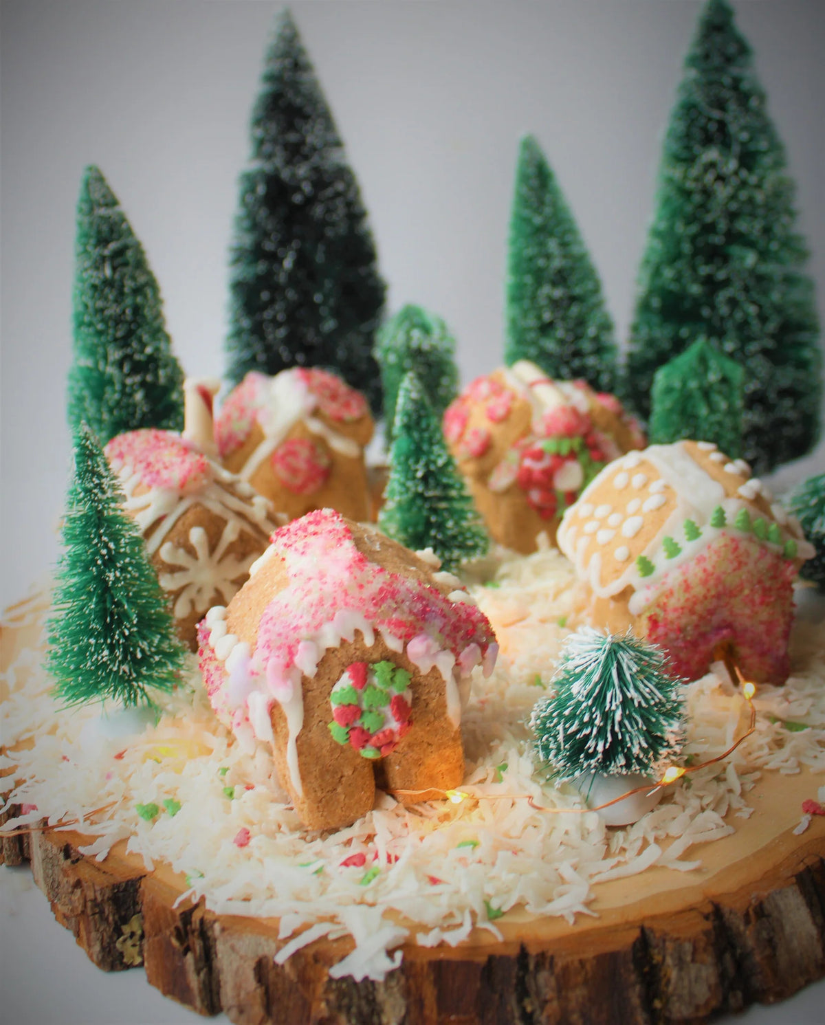 LillyBean Gluten-Free Gingerbread Tiny House Village Baking Kit • Top-9 Allergen-Free & Vegan