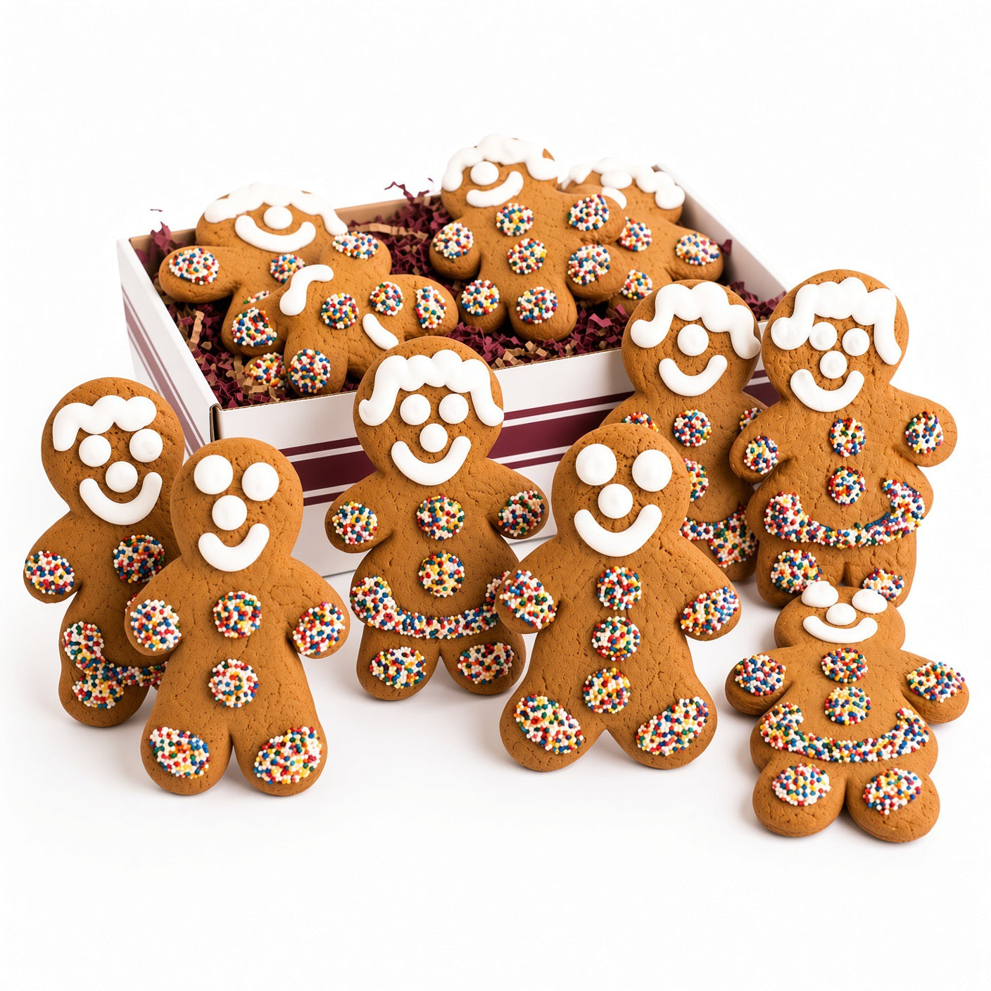 Gingerbread Boy & Girl Cookies, 5”