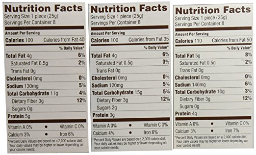 Organic Crispbreads Variety Pack, 3 Flavors, 7-ounces each (Pack of 3)