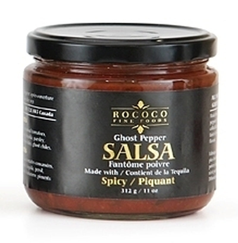 ALL NATURAL. GLUTEN FREE - GHOST PEPPER SALSA WITH TEQUILA