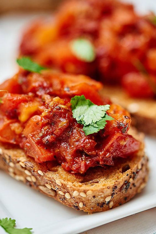 Cucina & Amore Piquillo Pepper Bruschetta,  7.9 Oz. Set of 6