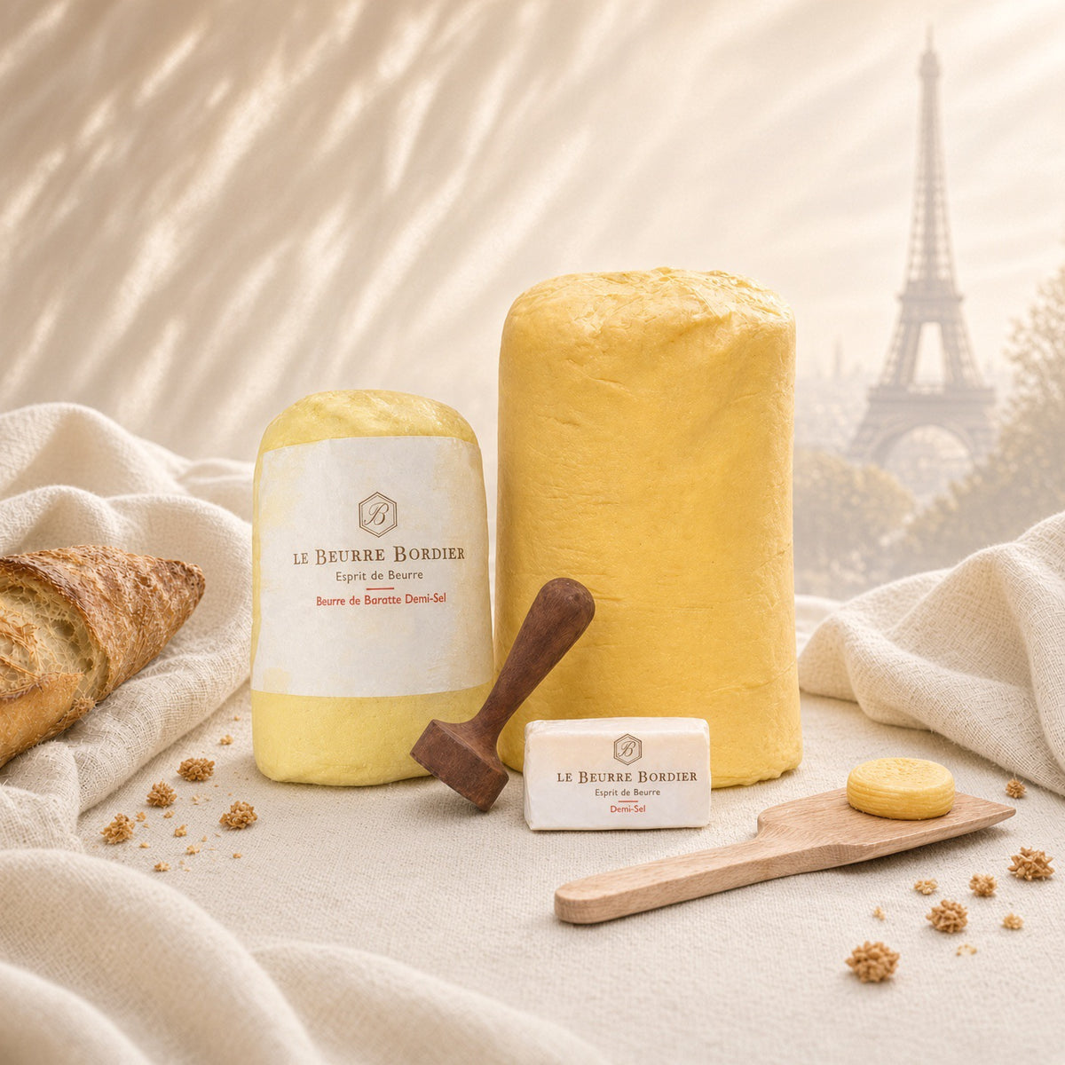 Le Beurre Bordier Semi-Salted Butter — 1 kg | 2.2 lb