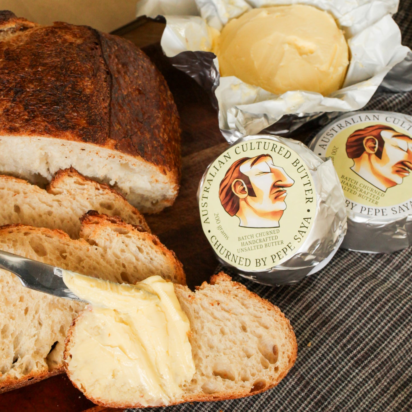 Pepe Saya Australian Salted Cultured Butter – 7 oz