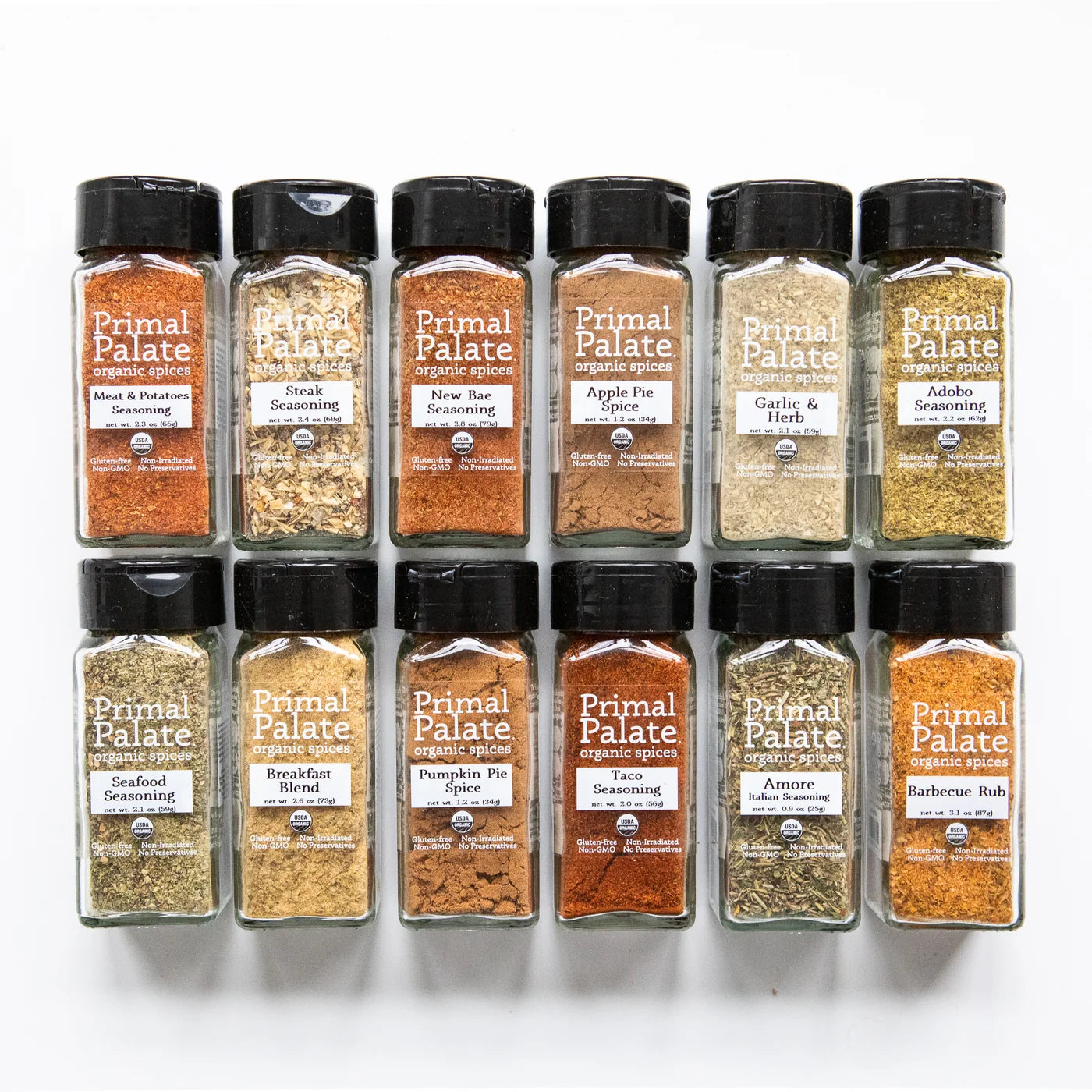 Best Sellers Collection Spices - Primal Palate - 12 Bottles