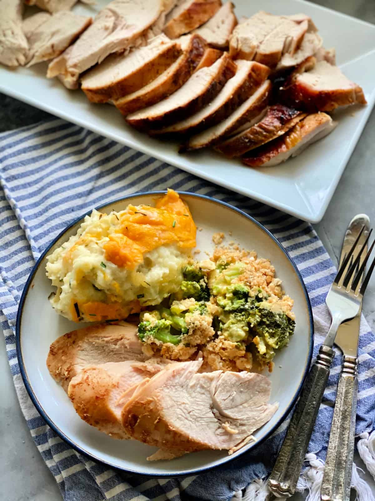 Hickory-Smoked Boneless Turkey Breast & Ham Combo | 4 lb Each