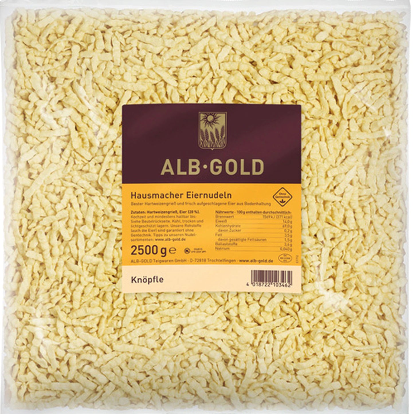Alb Gold Knoepfle Spaetzle 5.5 lb - 6/Case