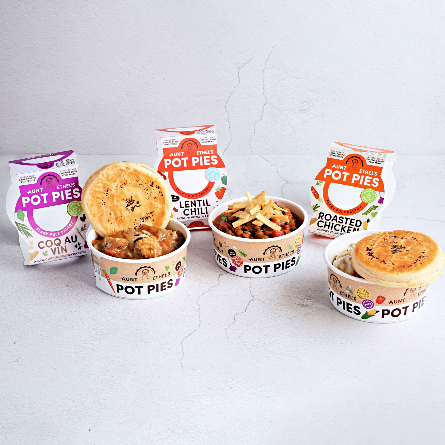 Handmade Coq Au Vin Pot Pie  - includes 6 - Antibiotic Free