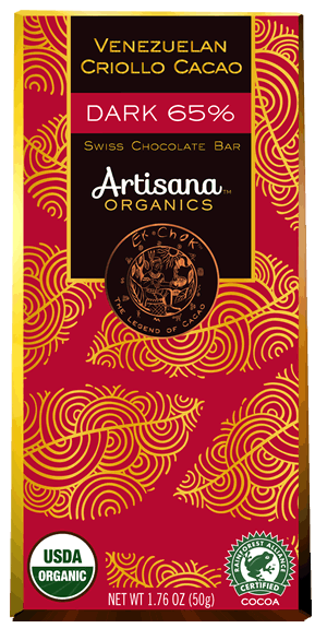 Swiss Chocolate Bar – Dark 65%  Venezuelan Criollo Cacao
