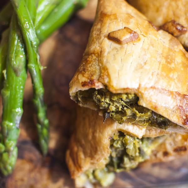 Asparagus & Green Garlic Empanadas - 1 Dozen