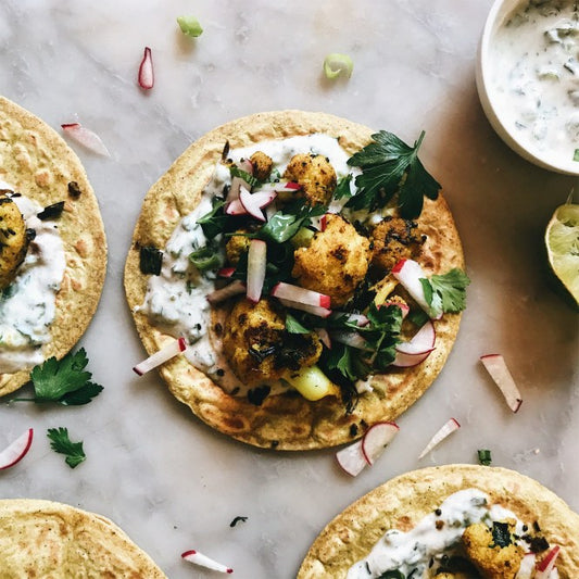 Cauliflower Keto Tortilla / Wraps - includes 6