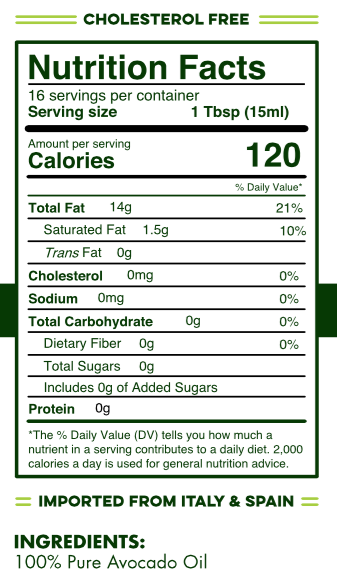 Keto Certified -  Olive & Avocado Oils -  Yo Mama's Foods