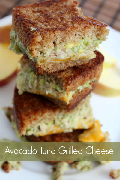 Avocado Tuna Grilled Cheese Sandwich