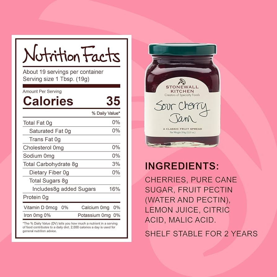 Sour Cherry Jam Preserves by Stonewall Kitchen