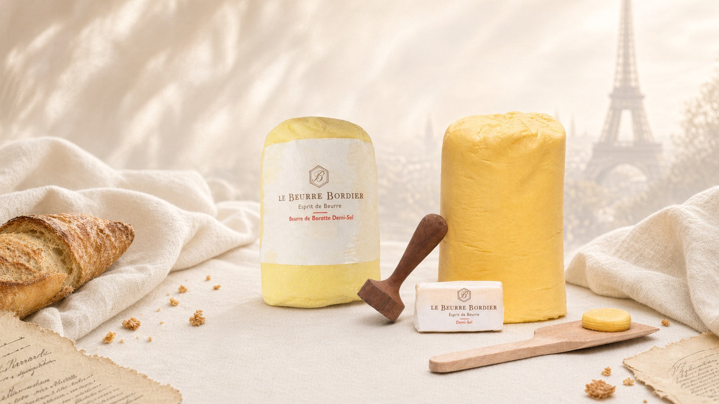 Le Beurre Bordier Semi-Salted Butter — 1 kg | 2.2 lb