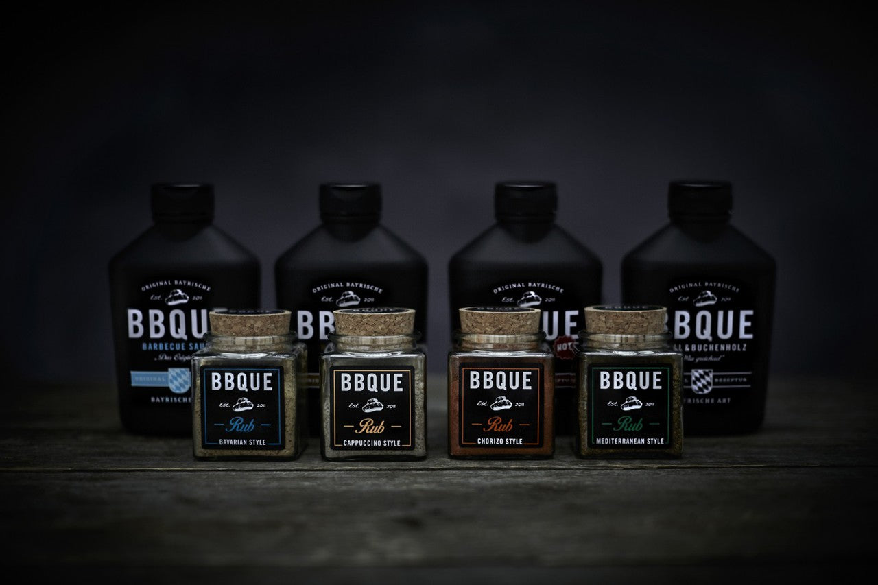BBQUE Rubs Variety Pack - Mediterranean, Cappuccino, Chorizo & Bavarian