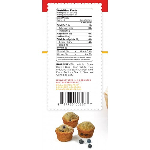 Bella Gluten Free All Purpose Baking Mix 4lbs - Case of 3