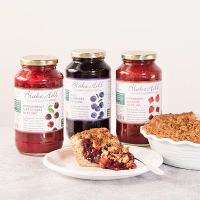 Gourmet Fruit Pie Fillings Variety Mix - includes 12 - Gluten Free