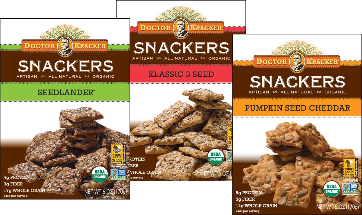 Whole Grain Wheat Crackers - Artisan Baked Snack Crackers With Whole Seeds - Seedlander - 6 oz Each (Pack of 2)