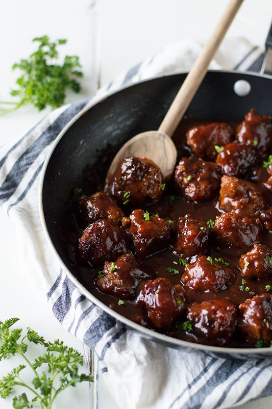 BACON BOURBON MEATBALLS