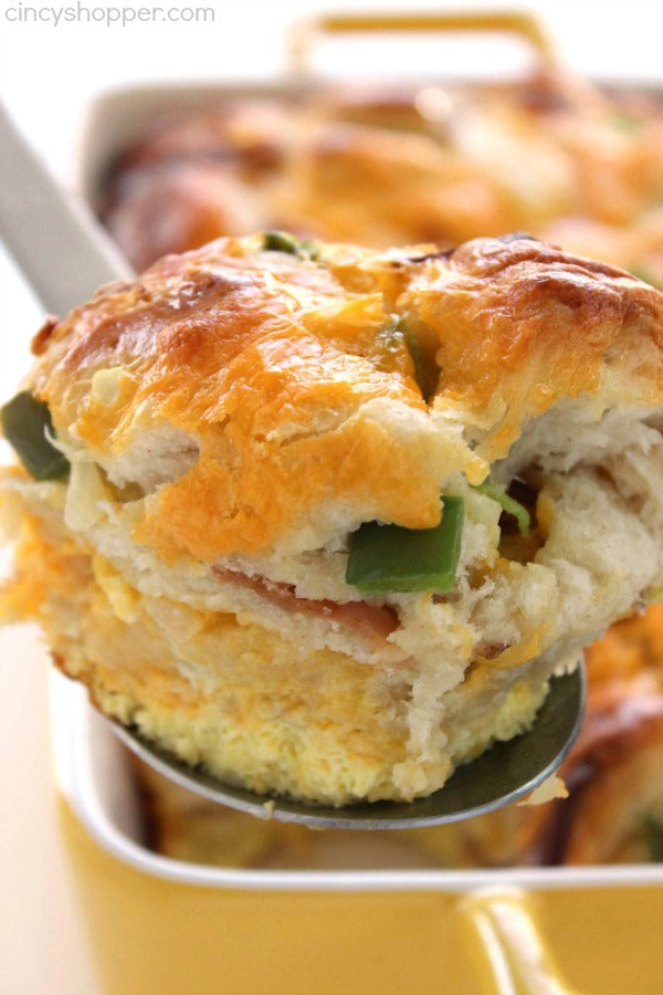 Bacon Egg & Cheese Biscuit Breakfast Casserole