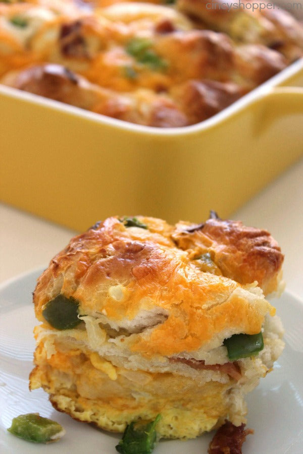 Bacon Egg & Cheese Biscuit Breakfast Casserole