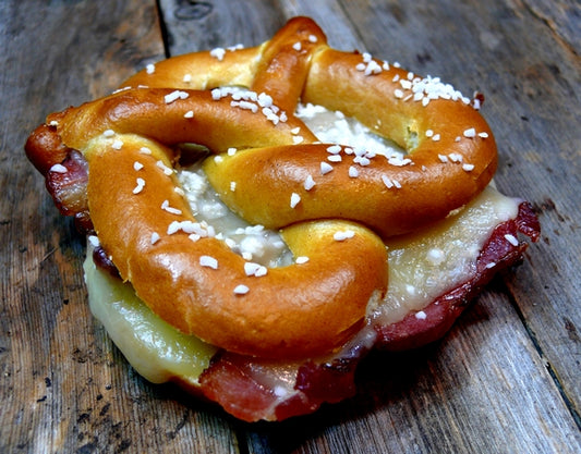 Bacon-Pretzel Grilled Cheese